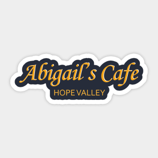 Abigail's Cafe Sticker